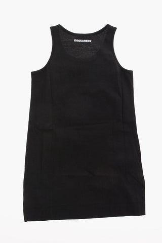 Top in Cotone con Stampa Logo