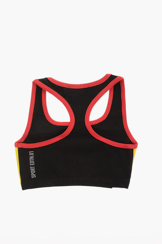 Logo Print Crop Top
