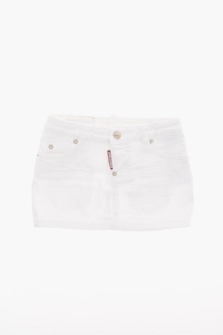 Stretch Denim Skirt