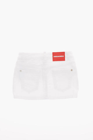 Stretch Denim Skirt