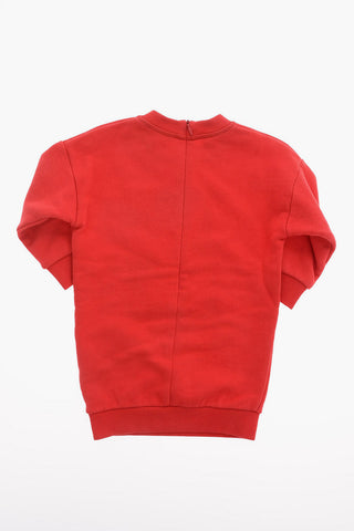Vestito in Felpa con Stampa Logo