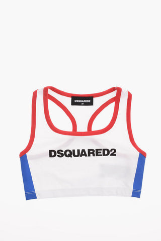 Logo Print Crop Top