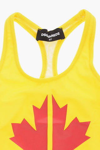 Costume Intero con Stampa Logo