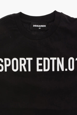 Logo Print RELAX Crewneck T-Shirt