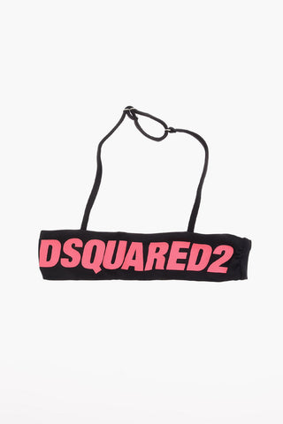 Logo Print Bikini Beachwear