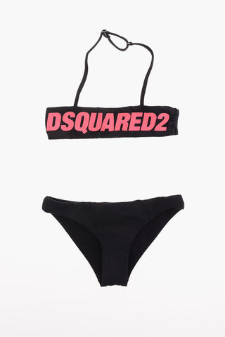 Logo Print Bikini Beachwear