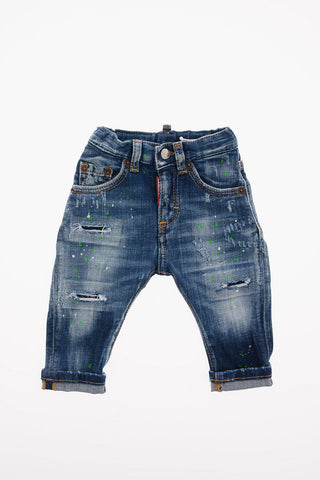 Stretch Denim Printed Jeans