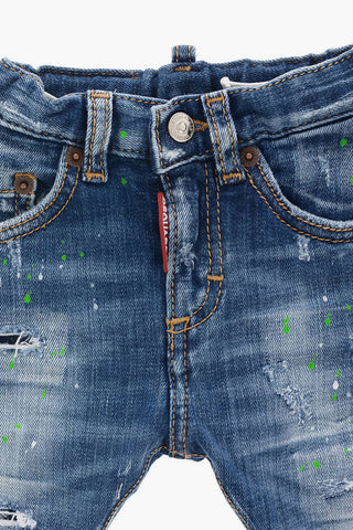 Stretch Denim Printed Jeans