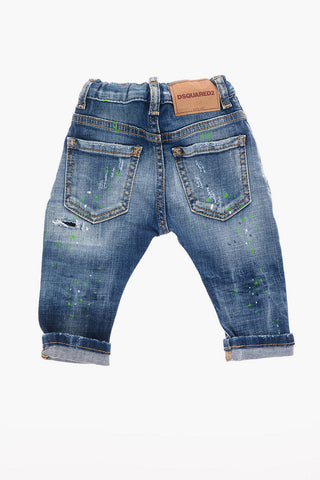 Stretch Denim Printed Jeans