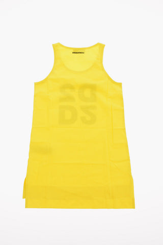 Top in Cotone con Stampa Logo