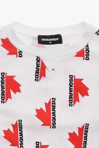 Logo Print Cropped Sweatshirt