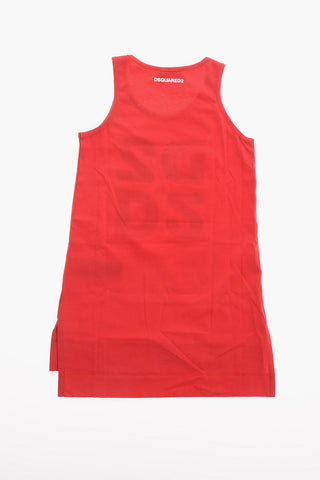 Logo Print Cotton Tank Top