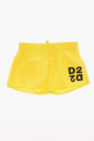Costume da Bagno Boxer con Stampa Logo
