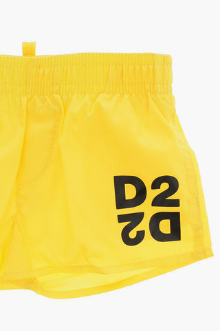 Costume da Bagno Boxer con Stampa Logo