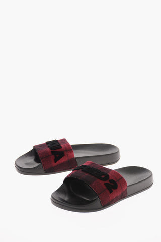 Fabric and Rubber Slipper