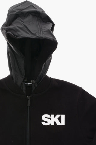 Felpa con Cappuccio e Zip