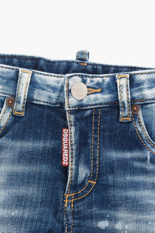 Stretch Denim Shorts
