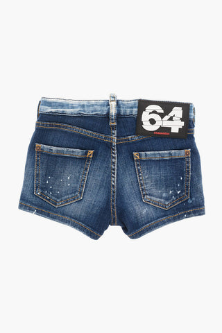 Stretch Denim Shorts