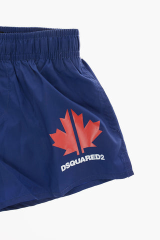 Costume da Bagno Boxer con Stampa Logo