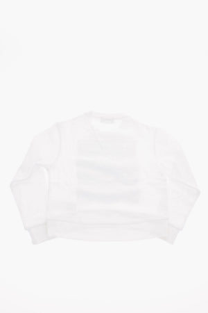 Crewneck Sweatshirt with Lace Details