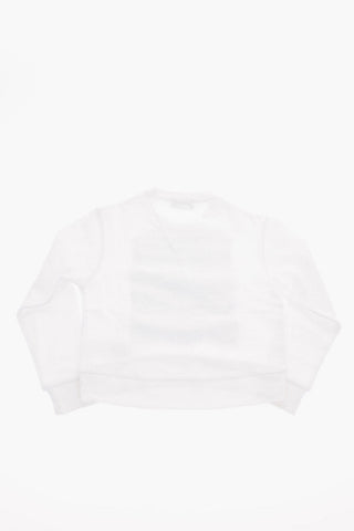 Crewneck Sweatshirt with Lace Details