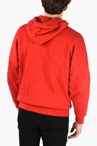Front Over Logo Print Sweatshirt with Hood