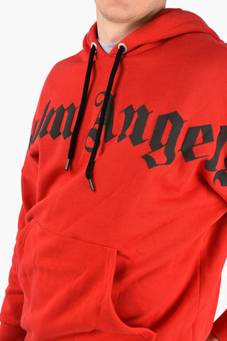 Front Over Logo Print Sweatshirt with Hood