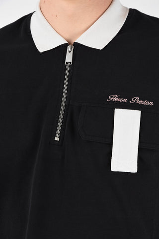 Cotton Polo Shirt with Breast Pocket
