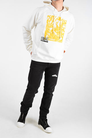 Felpa RAGLAN BOX SKULL con Cappuccio