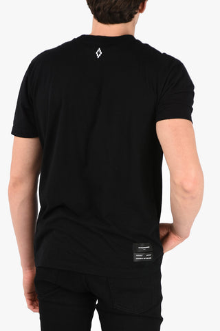 Cotton Embroidered BITMAP GAUCHO Crew-Neck T-Shirt
