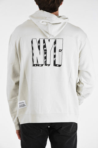 Hooded Sweatshirt with Spray Pack Details