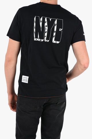 T-Shirt Girocollo con Dettagli Spray Pack