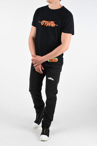 T-Shirt Girocollo con Dettagli Spray Pack