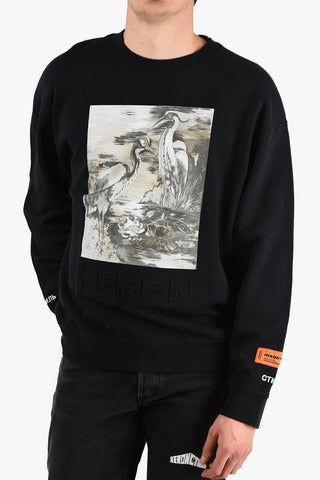 Printed Crewneck Sweatshirt