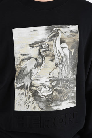 Printed Crewneck Sweatshirt