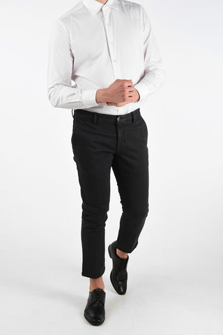Slim Fit Chino Pants with Belt Loops