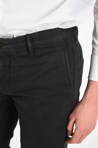 Slim Fit Chino Pants with Belt Loops