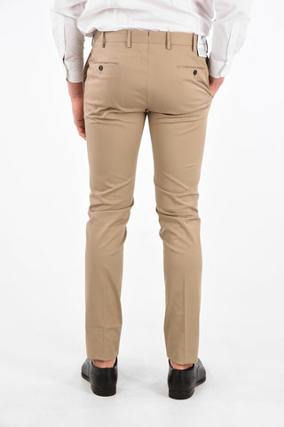 Super Slim Fit Pants with Hidden Closure