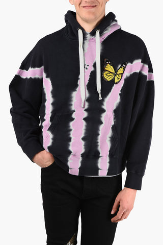 Tie Dye Effect Sweatshirt with Hood