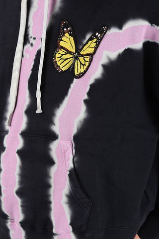 Tie Dye Effect Sweatshirt with Hood
