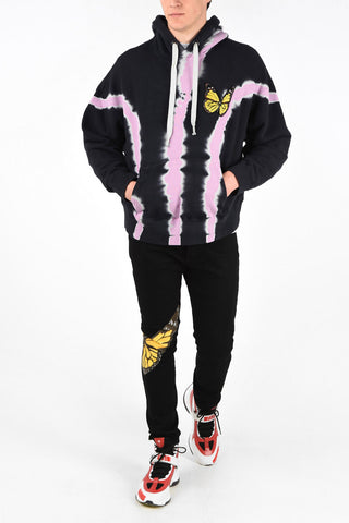 Tie Dye Effect Sweatshirt with Hood