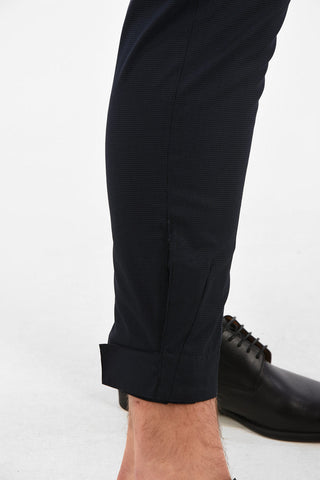 Stretch Cotton LAMDA Pants with Touch Strap Ankle