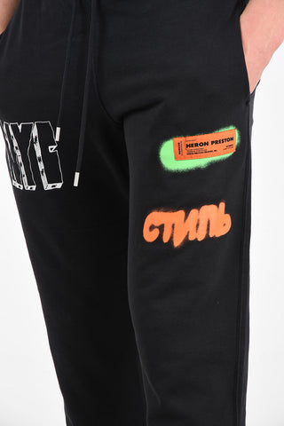 Sweat Pants Jogger with Spray Pack Details