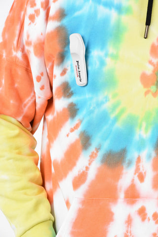 Tie Dye Print Sweatshirt with Hood