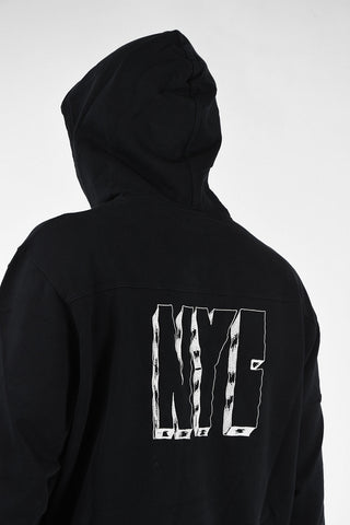 Hooded Sweatshirt with Spray Pack Details