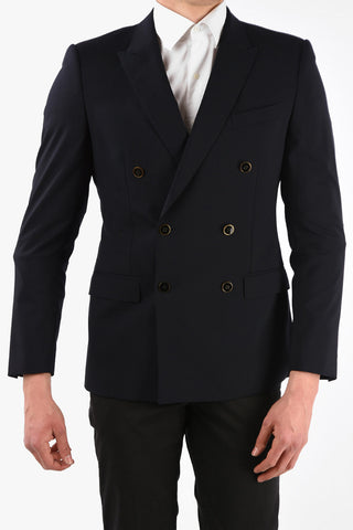 Double-Breasted MARTINI Peaked Lapel Blazer