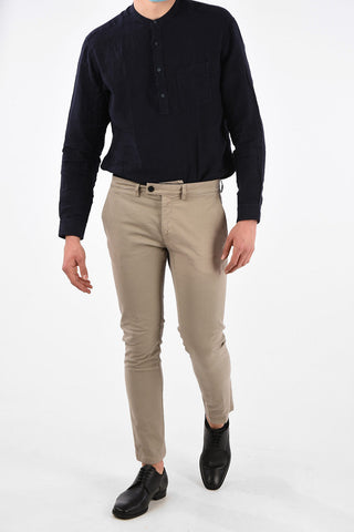Stertch Cotton MIKE Pants with Jetted Pockets 