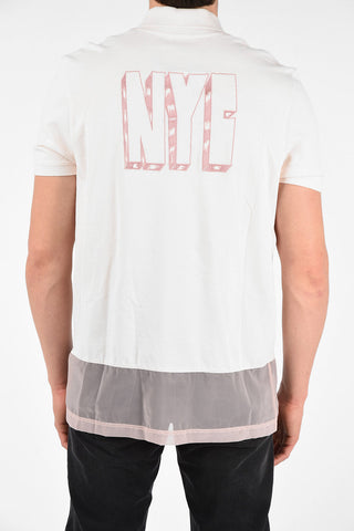 Organza Hem Polo Shirt