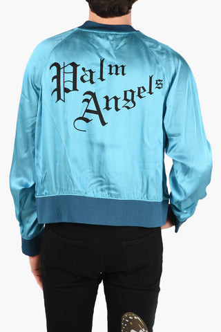 Satin Sweatshirt with Sacred Heart Print