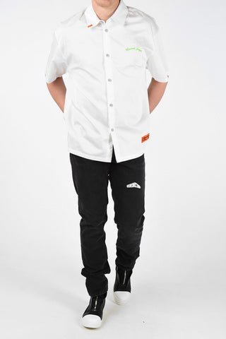 Cotton Short Sleeve Baseball Shirt